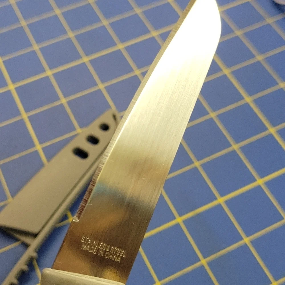 4-inch Stainless Steel Blade with Sleeve Choice of Colors Entire Length 8
